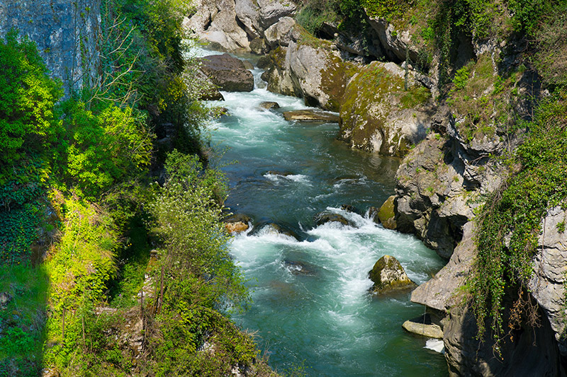 paysage de montagne - gorges bourne